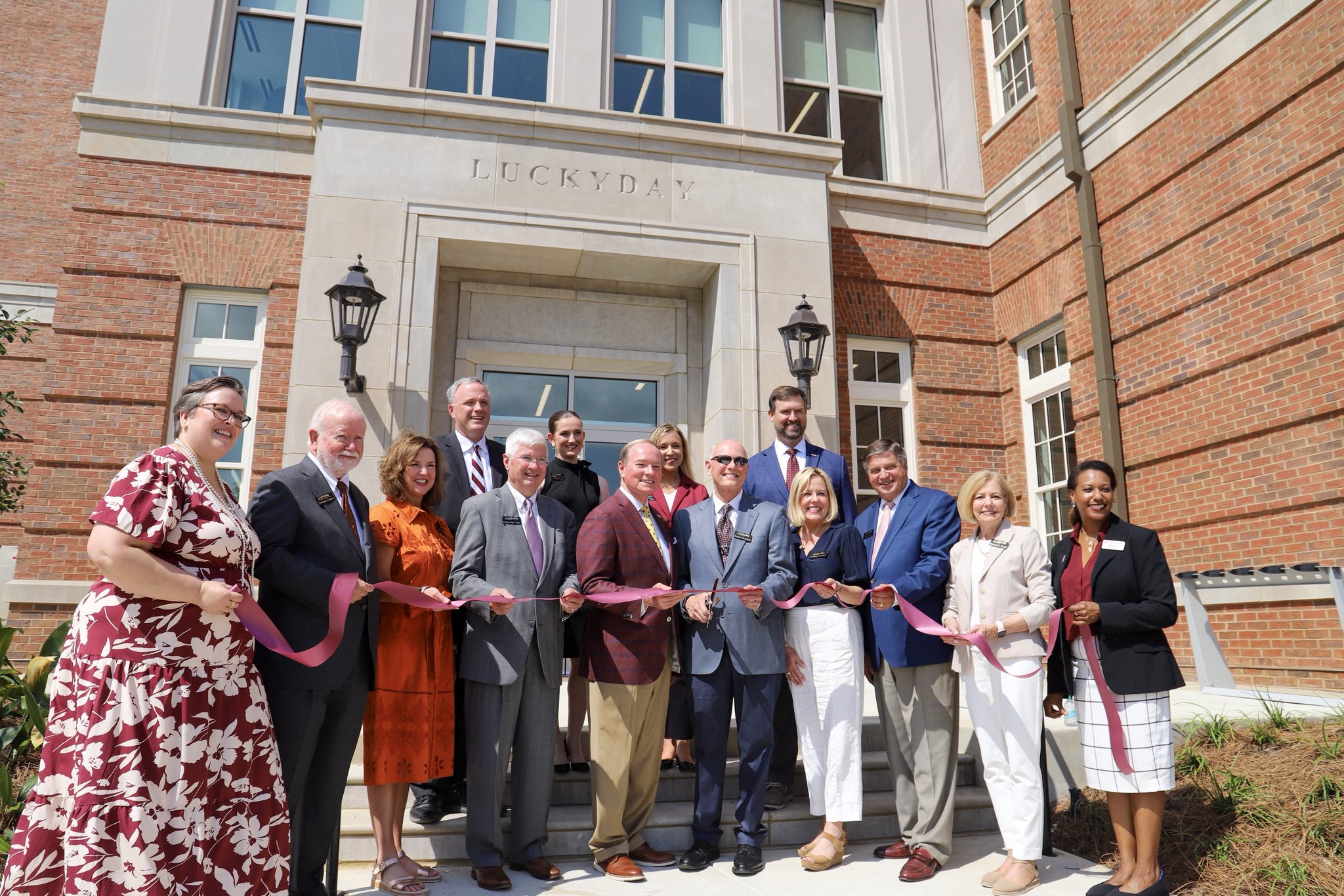 Ribbon cutting ceremony for Luckyday Tower