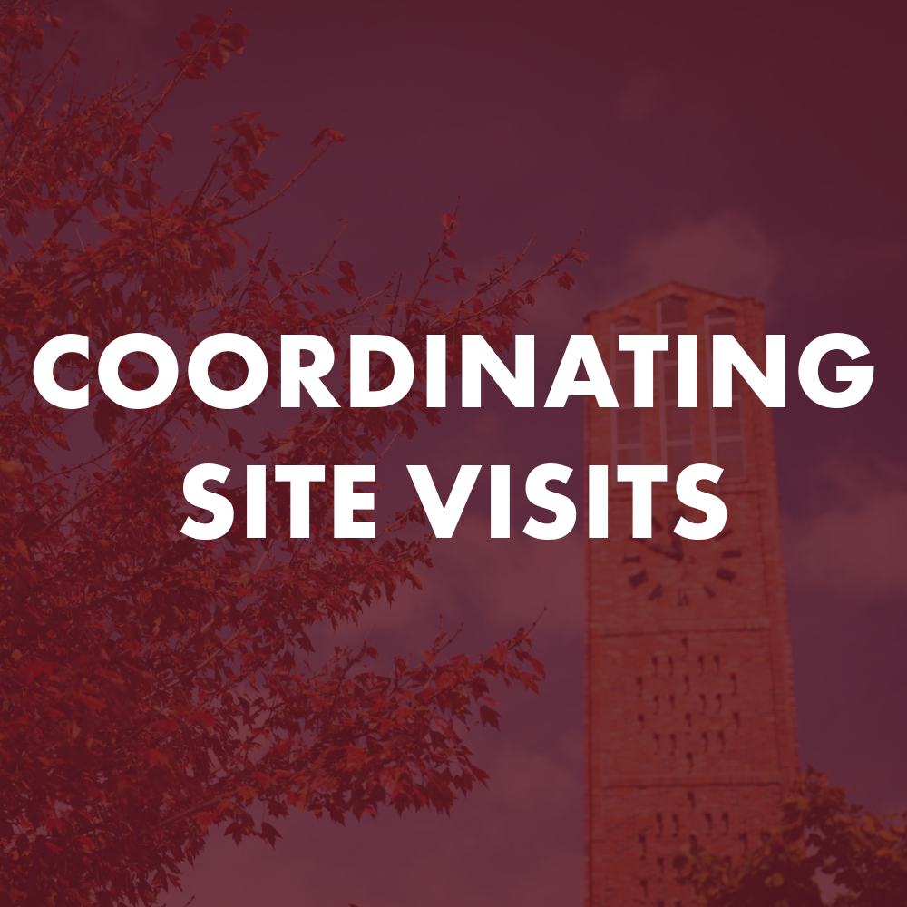 Coordinating Site Visits